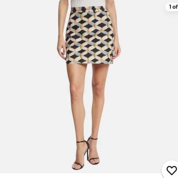 Milly Dresses & Skirts - New without tags Molly chain print mini skirt sz 6